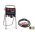 PCE Merz Verdeelkast 63A 3x5p/32A + kabel 25m actieset | Afgaand: 6× Schuko 16A 2p+RA 230V | 3× CEE 32A 5p 6h 400V | 1446.603339