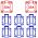 Keraf KE27-1N Zwerfkast / Verdeelkast type Ypsilon | doorlus CEE 32A 5p 400V 2x CEE 32A 5p 400V 6x schuko 16A 2p+RA 230V, CEE 32A 5p 400V, 108190 - JSK Handelsonderneming