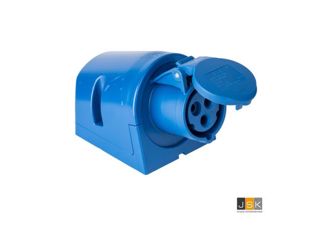 113-6B - CEE Opbouw WCD 16A 3p 6h, Kleur blauw-blauw - 102536 / 601.136