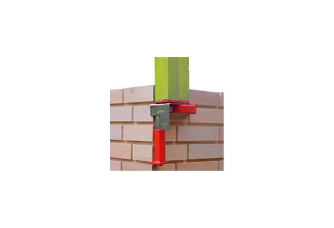 Gevelklem voor metselprofiel | Profiel Support met werkende breedte van 14,5 tot 23,5 cm | per stuk geleverd