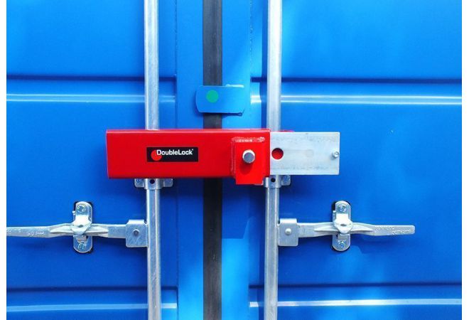 DoubleLock Container Lock HEAVY RED SCM