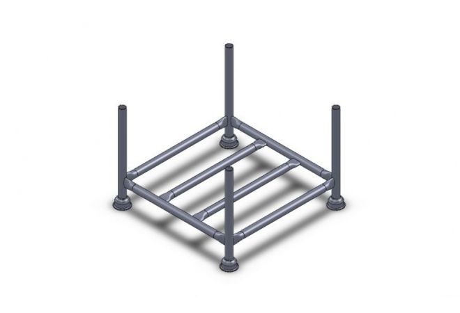 Stapelpallet 83x83x50 - JSK Handelsonderneming