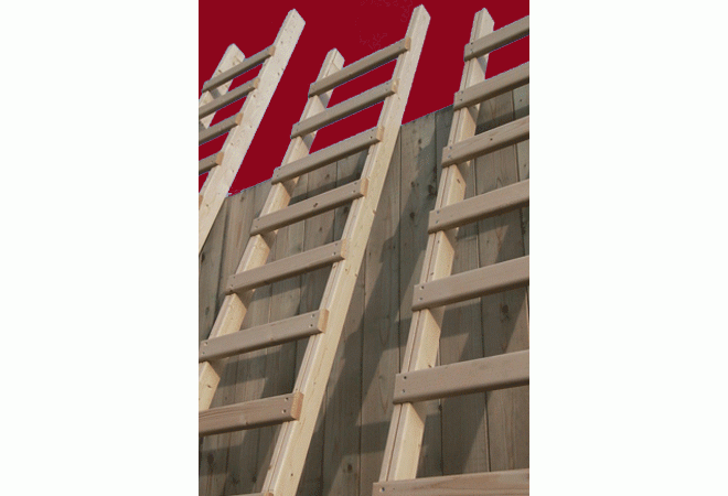 Houten (bouw)ladders 3.00 t/m 6.00 - JSK Handelsonderneming