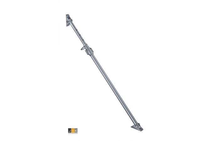 Duw/Trek schoor 2400-4200mm GBD420, centrische belasting 12,26 - 9,81 kN, 20 kg, afmetingen ankergat Ø18 - Ø20 mm