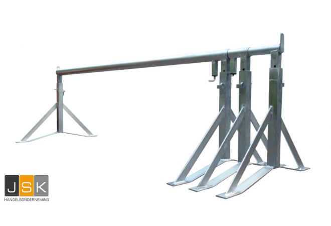 Plafondbok uitschuifbaar tot 4,1 meter - Stukadoorsbok uitschuifbaar 4,1m JSK Handelsonderneming
