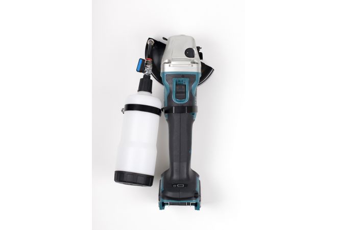Makita DGA504RTJ Haakse kwartsstof accu-slijper met waterdruppelaar 125mm 18V/5.0AH LI-ION