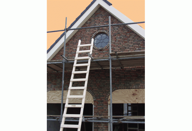Houten (bouw)ladders 3.00 t/m 6.00 - JSK Handelsonderneming