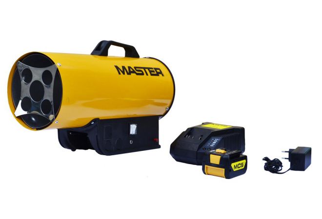 Master BLP17Set Accu-Propaangas Heater 17kW - JSK Handelsonderneming