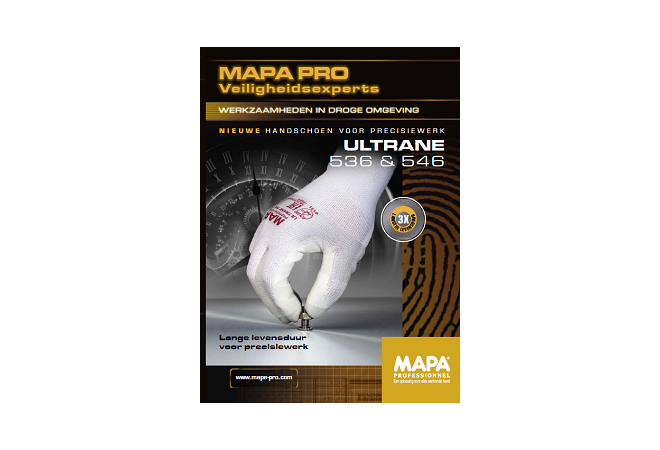 MAPA 536 Werkhandschoen Ultrane (Doos 96 paar) (maten 6-11)