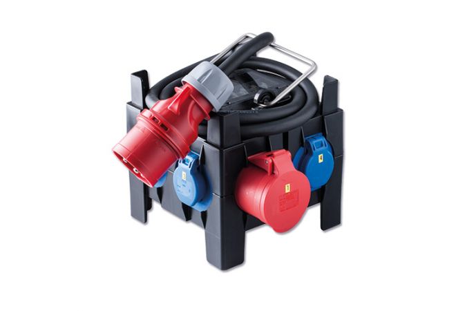 Verdeelkast kunststof type Imst | 1x CEE 32A/5p-380V | 3x schuko 16A-230V | 110841 - JSK Handelsonderneming