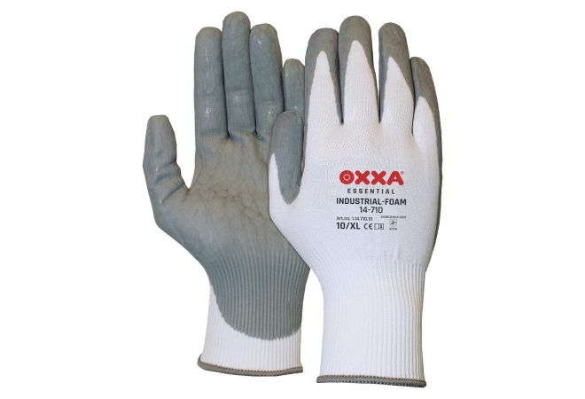 1.14.710.00 OXXA® Industrial-Foam 14-710 handschoen (Doos 144 paar) (Maat 8-11) - 11471000
