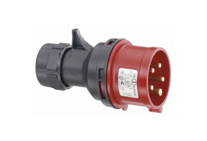 ABL CEE-Stecker IP 44, 5-polig, 400 V, 6 h, 32A -  S52S30- 10 stuks - JSK Handelsonderneming