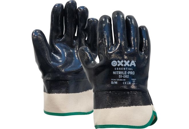 15108200 OXXA Nitrile-Pro 51-082 handschoen (Doos 72 paar) (Maat 8-9-10) - 1.51.082.00