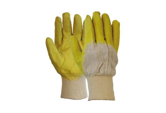 Latex gedompelde handschoen met open rugzijde (Doos 120 paar) - 1.11.550.00 - JSK Handelsonderneming