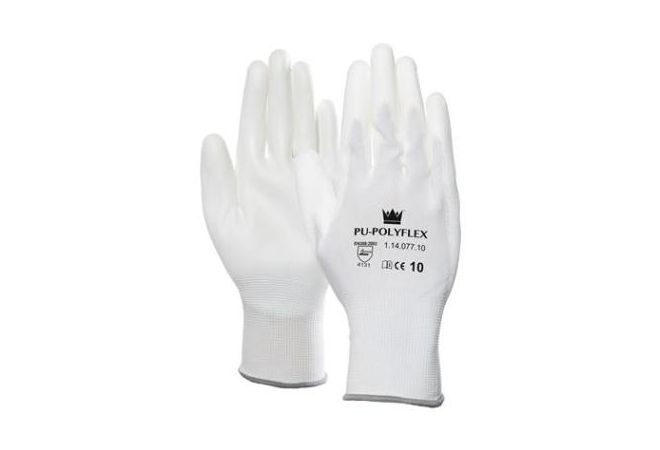 PU/polyester handschoen (Doos 240 paar) (Maten 7-11) - 1.14.077.00