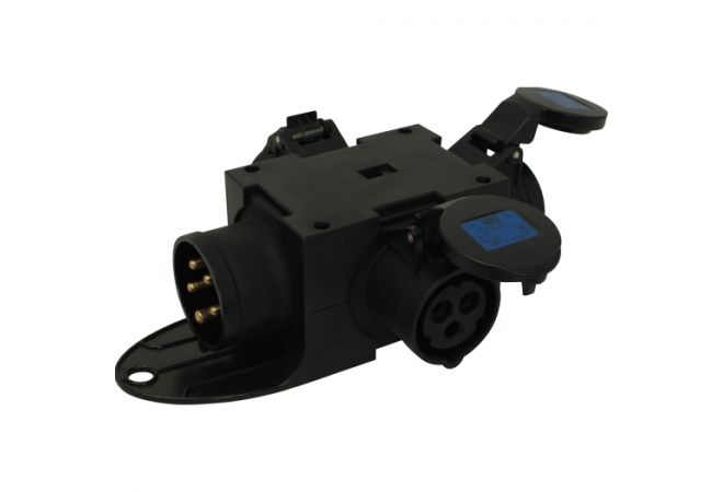 Plug & Music compacte verdeler zonder toevoerkabel 1x CEE 16A 400V - 3x Cee, 230V -  953.054 - JSK Handelsonderneming