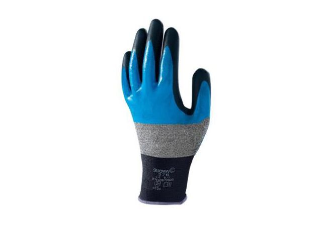 Showa 376R Nitril Foam Grip handschoen - 11156500 - JSK Handelsonderneming