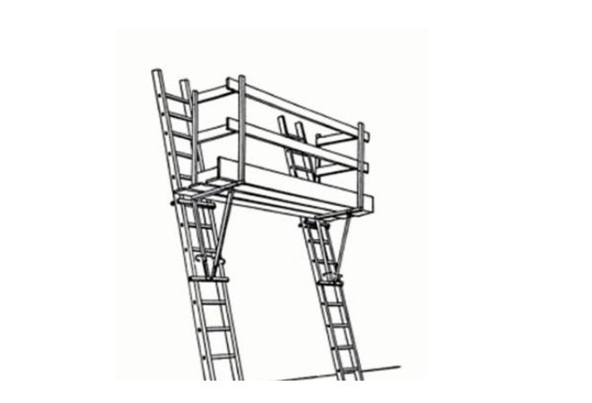 Ladder console met afneembare leuning