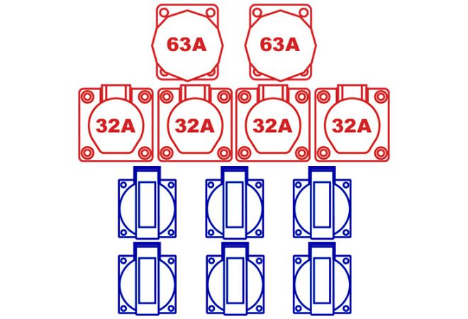 Volrubber verdeelkast / klemmenkast Alfa KE204 - 104494 - JSK Handelsonderneming