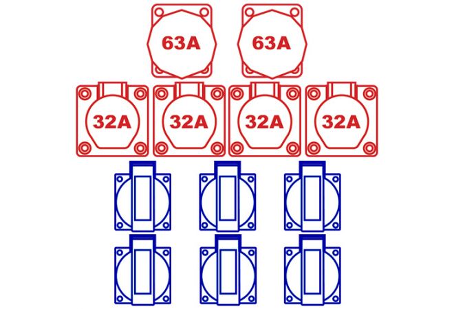Volrubber verdeelkast / zwerfkast Alfa KE201N - 108196 - JSK Handelsonderneming