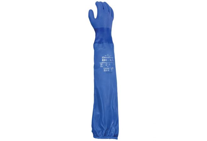 Showa 690 Oil Resistant handschoen | Doos 60 paar | Maat M-XXL | 1.23.140