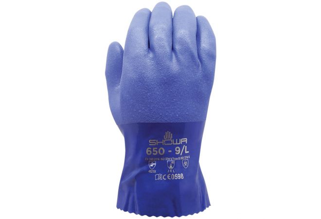 Showa 650 Oil Resistant handschoen (Doos 120 stuks) - 12023570 - JSK Handelsonderneming
