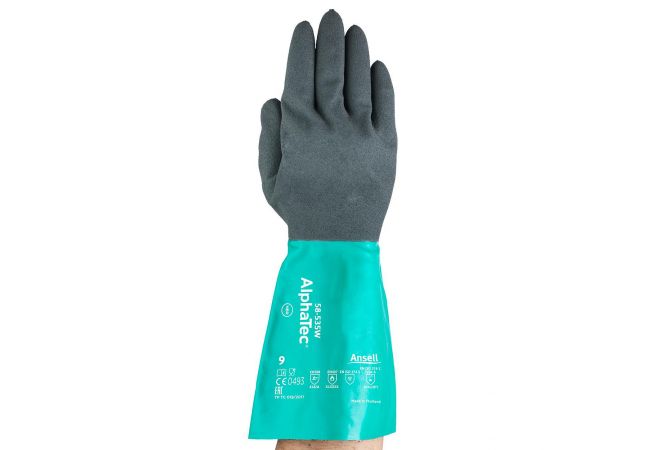 19020100 Ansell AlphaTec 58-535W handschoen (Doos 72 paar) (Maat 7-11) - 1.90.201.00