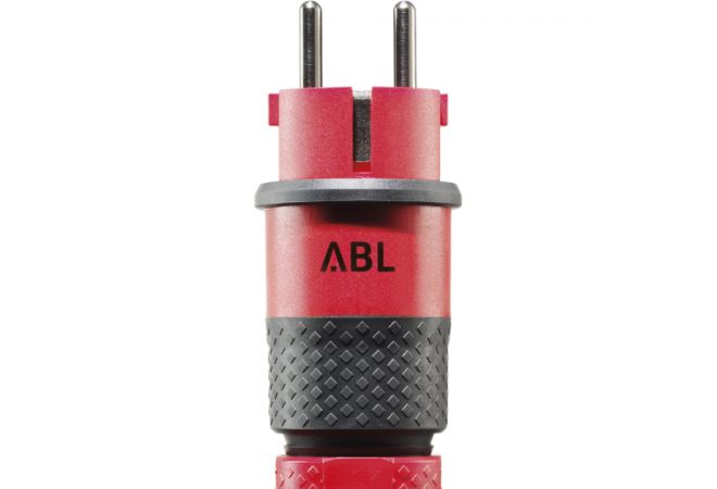 ABL stekker professional  zwart/rood - 10 stuks - 152.9140 - JSK Handelsonderneming
