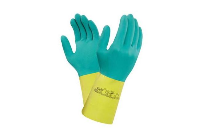 Ansell Bi-Colour 87-900 handschoen (Doos 144 paar) (Maat 6½/7 - 10½/11) - 1.90.889.00 - JSK Handelsonderneming