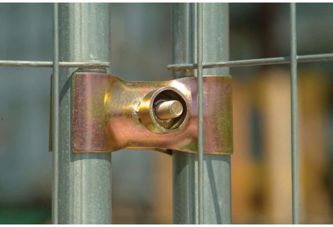 Bouwhek-klem 42/42 High Security voor bouwhekken - JSK Handelsonderneming