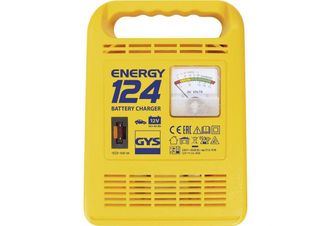 GYS Acculader ENERGY 124, Traditioneel - 5192023215 - JSK Handelsonderneming