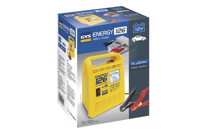 GYS Acculader ENERGY 126, Traditioneel - 5192023222 - JSK Handelsonderneming