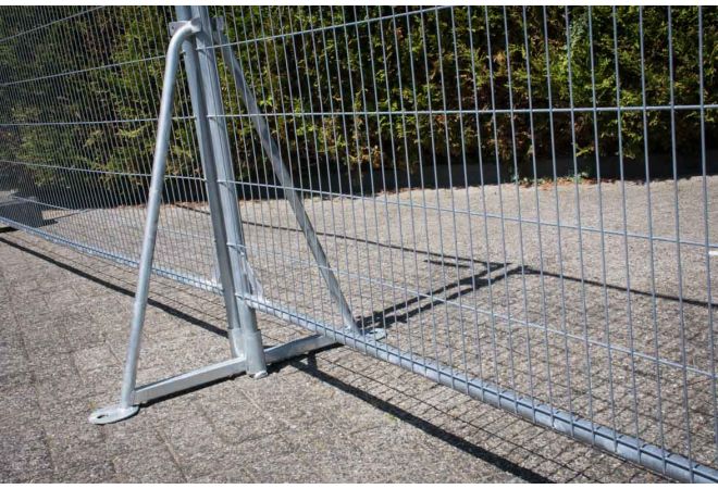 A-Voet gegalvaniseerd voor bouwhekken - JSK Handelsonderneming