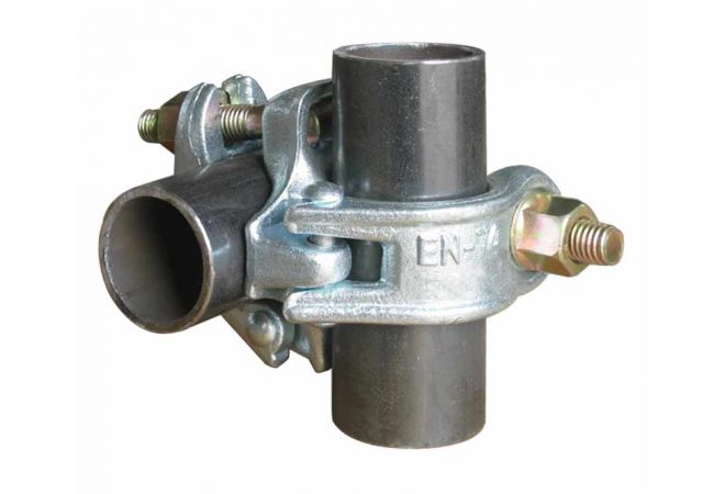 Right angle coupler DC-H 48,3 mm | Product code DF-R003 | Hot-dip galvanized | BS1139-1982, EN74 and AS1576.2-1991 - JSK Handelsonderneming