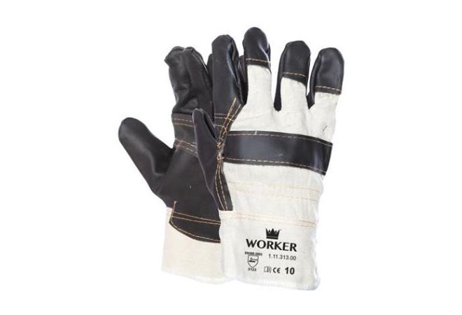 Meubellederen handschoen met donkere kleuren (Doos 120 paar) - 1.11.313.00 - JSK Handelsonderneming