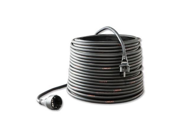 Verlengsnoer 25 meter 3x2,5 mm² 230V Neopreenkabel | met rubber stekker en contra stekker | KEMA Keur 104726 - JSK Handelsonderneming