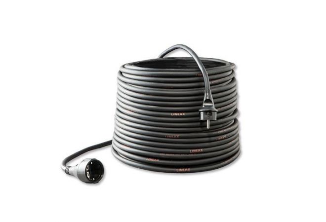 Verlengsnoer 25 meter 3x2,5 mm² 230V Neopreenkabel | met rubber stekker en contra stekker | KEMA Keur 104726 - JSK Handelsonderneming