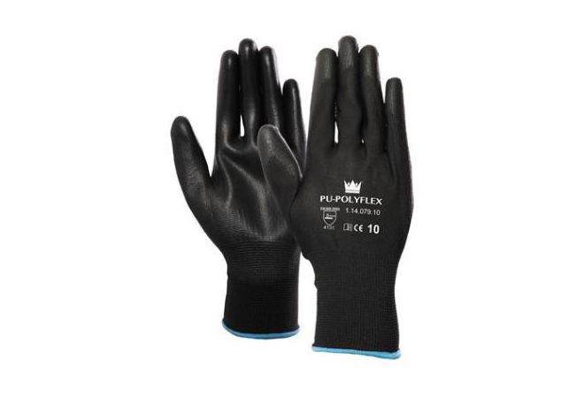 PU/polyester handschoen - 1.14.078.00 - JSK Handelsonderneming