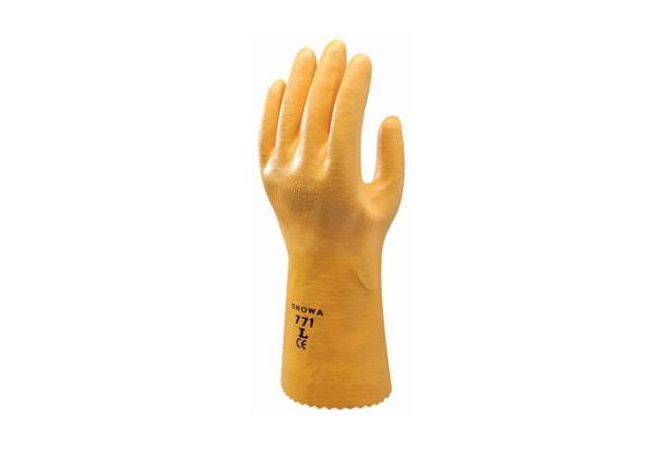 Showa 771 Nitrile handschoen (Doos 120 paar) (Maat S-XL) - 1.23.158.00 - JSK Handelsonderneming