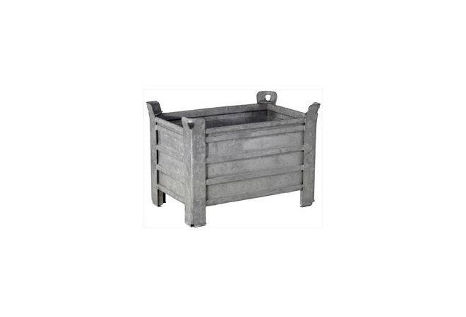 Stalen verzinkte magazijnbak 800x500x400 mm - 1.800-9.000 kg - JSK Handelsonderneming