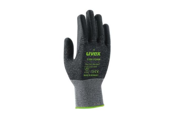 Uvex C300 foam handschoen (Doos 100 paar) (Maat 7-10) - 1.91.446.00 - JSK Handelsonderneming