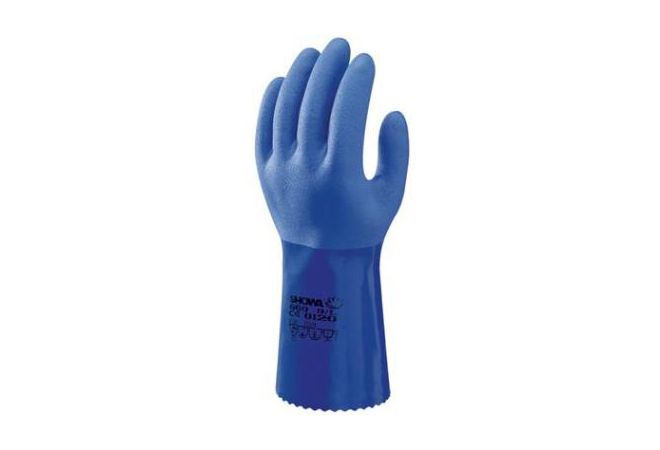 Showa 660 Oil Resistant Long handschoen (Doos 120 paar) (Maat L-XXL) - 1.23.145.00 - JSK Handelsonderneming