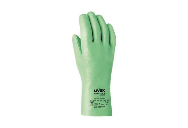 uvex rubiflex S NB27S handschoen (Doos 80 paar) (Maat 8-11) - 1.91.510.00 - JSK Handelsonderneming