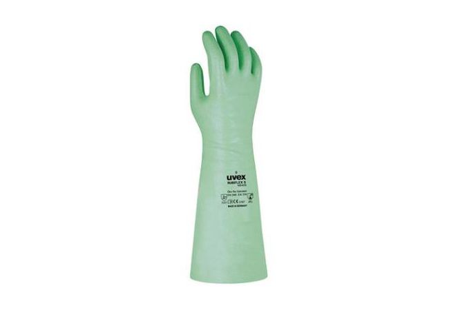uvex rubiflex S NB40S handschoen (Doos 60 paar) (Maat 8-11) - 1.91.520.00 - JSK Handelsonderneming
