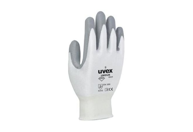 Uvex unidur 6641 handschoen (Doos 200 paar) (Maat 6-10) - 1.91.400.00 - JSK Handelsonderneming
