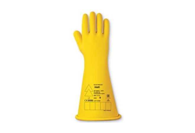 Ansell Electrician E015Y handschoen (Doos 20 paar) (Maat 8-11) - 1.89.903.00 - JSK Handelsonderneming