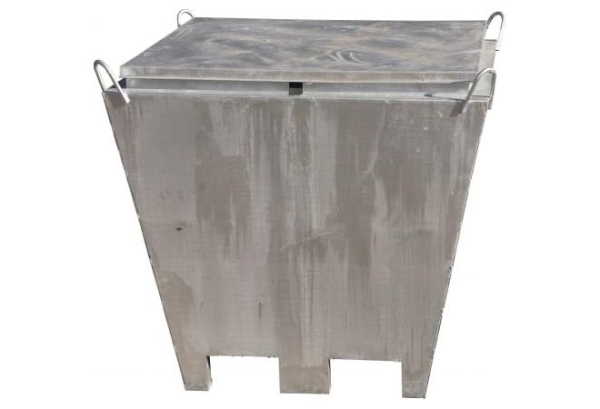 Bouwwaterput met 2 beluchte kranen met RVS Standleiding 110x107x110cm - JSK Handelsonderneming