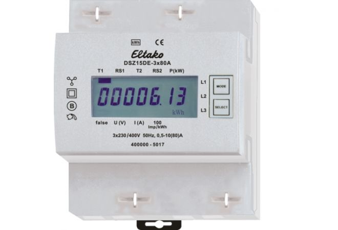 Eltako KWH-meter - 3 fase Display, 3 x 80 A, ungegeeicht  -   28380615| Gratis bezorging - JSK Handelsonderneming