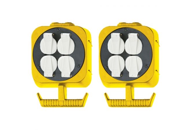 Pendelstroomverdeler 1 x stekker 230V, 16A, 5 m H05VV-F 3G1,5 mm² Brennenstuhl® - 115.176.0- JSK Handelsonderneming