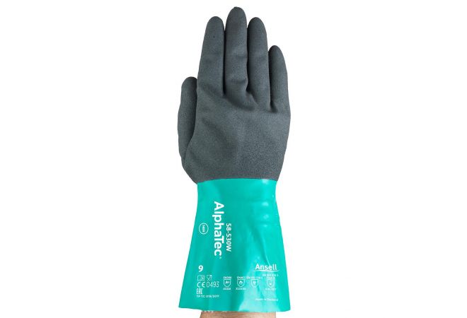 Ansell AlphaTec 58-530W handschoen (Dozijn 12 paar) (Maat 9-11) - 1.90.200.00